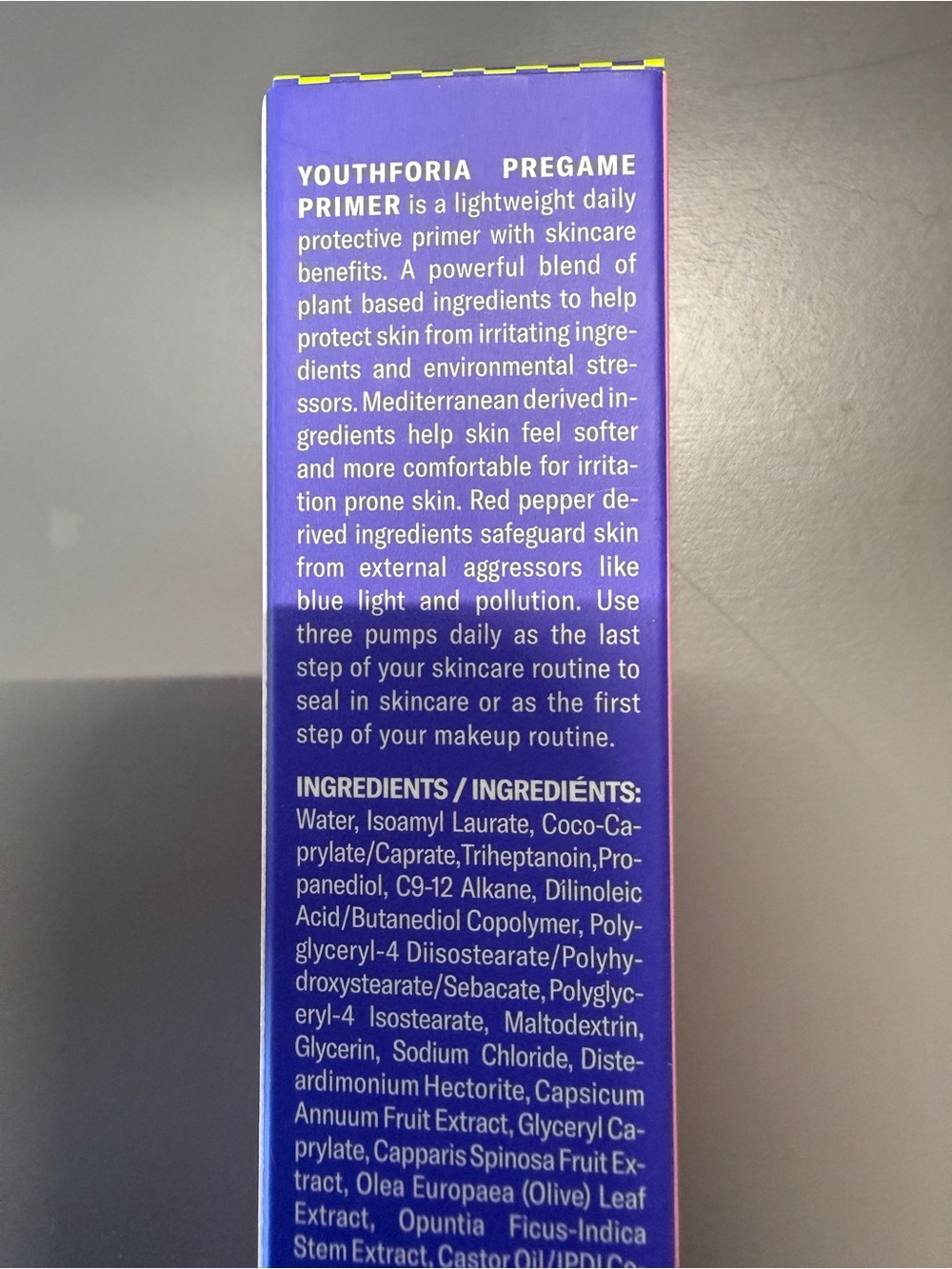 NIB Youthforia Pregame Primer Daily Protective Makeup Base 1oz Full Size - Picture 7 of 9